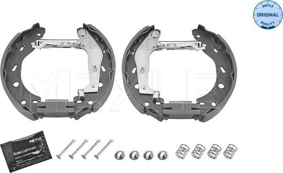 Meyle 014 533 0000/K - Комплект тормозных колодок, барабанные autospares.lv