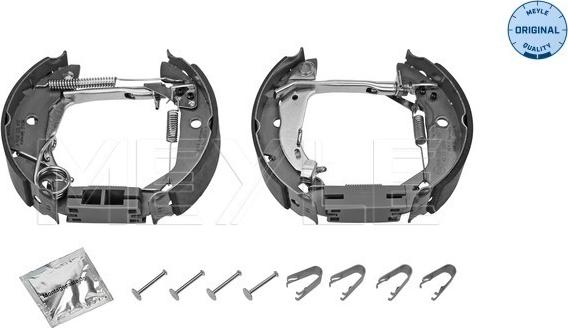 Meyle 014 533 0016/K - Комплект тормозных колодок, барабанные autospares.lv