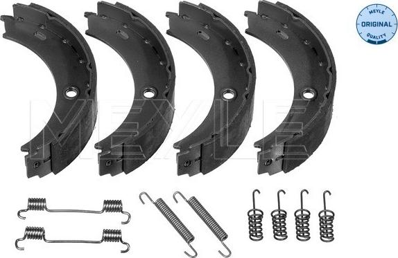 Meyle 014 042 0402/S - Комплект тормозов, ручник, парковка autospares.lv