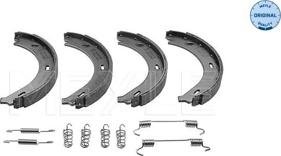 Meyle 014 042 0602/S - Комплект тормозов, ручник, парковка autospares.lv