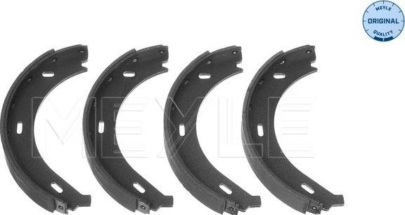 Meyle 014 042 0602 - Комплект тормозов, ручник, парковка autospares.lv