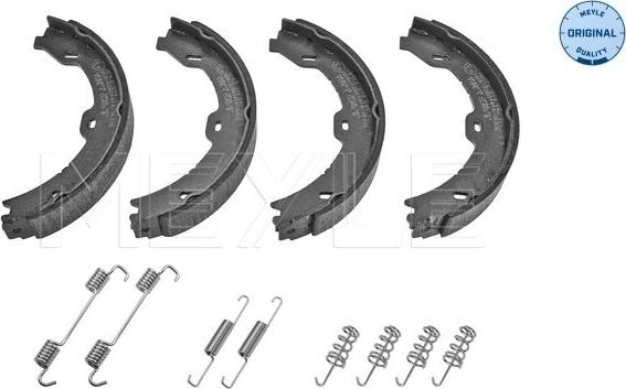 Meyle 014 042 1002/S - Комплект тормозов, ручник, парковка autospares.lv