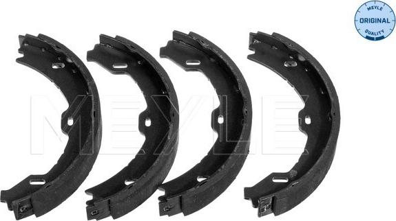 Meyle 014 042 1002 - Комплект тормозов, ручник, парковка autospares.lv