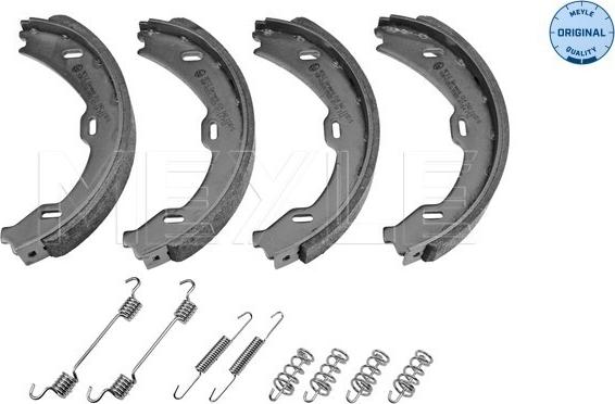 Meyle 014 042 1102/S - Комплект тормозов, ручник, парковка autospares.lv