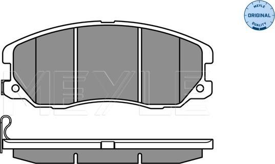 Meyle 025 245 1016/W - Тормозные колодки, дисковые, комплект autospares.lv