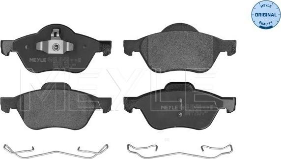 Meyle 025 245 3518 - Тормозные колодки, дисковые, комплект autospares.lv