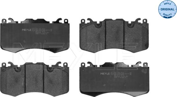 Meyle 025 246 5916 - Тормозные колодки, дисковые, комплект autospares.lv