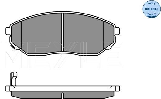 Meyle 025 240 9217/W - Тормозные колодки, дисковые, комплект autospares.lv