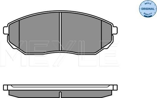 Meyle 025 240 9217/W - Тормозные колодки, дисковые, комплект autospares.lv