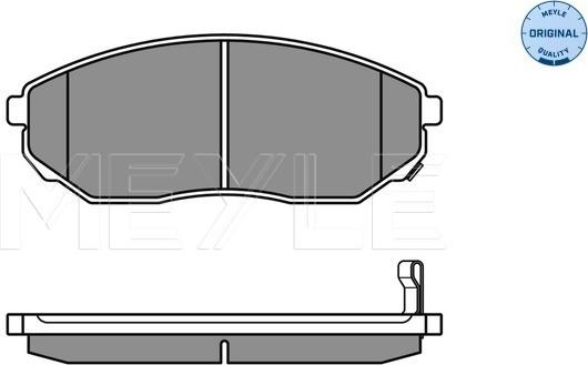 Meyle 025 240 9217/W - Тормозные колодки, дисковые, комплект autospares.lv