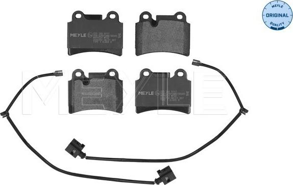 Meyle 025 240 9717 - Тормозные колодки, дисковые, комплект autospares.lv