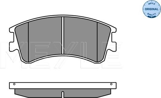 Meyle 025 240 4618/W - Тормозные колодки, дисковые, комплект autospares.lv