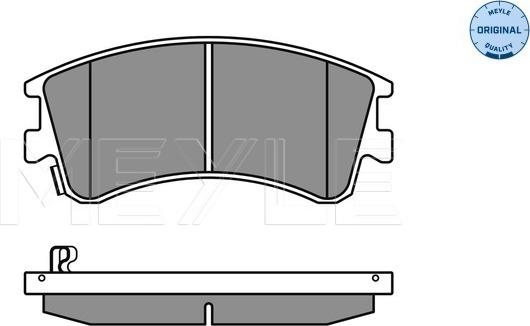 Meyle 025 240 4618/W - Тормозные колодки, дисковые, комплект autospares.lv