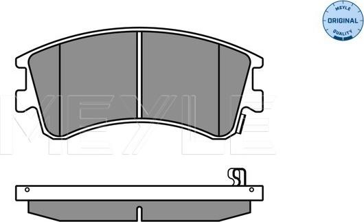 Meyle 025 240 4618/W - Тормозные колодки, дисковые, комплект autospares.lv