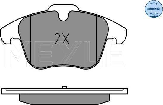 Meyle 025 240 8418 - Тормозные колодки, дисковые, комплект autospares.lv