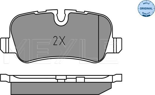 Meyle 025 241 9217 - Тормозные колодки, дисковые, комплект autospares.lv