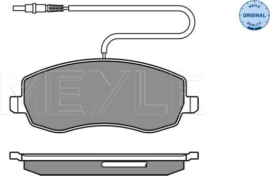 Meyle 025 248 3919/W - Тормозные колодки, дисковые, комплект autospares.lv