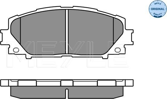 Meyle 025 243 4717 - Тормозные колодки, дисковые, комплект autospares.lv