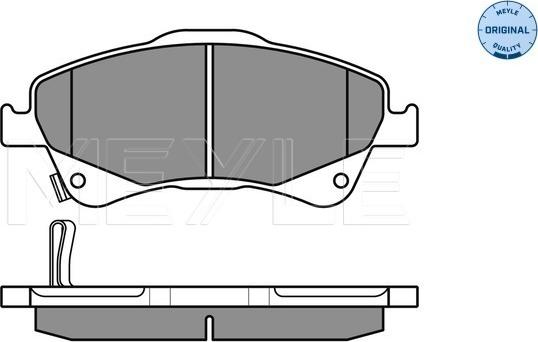 Meyle 025 242 0419/W - Тормозные колодки, дисковые, комплект autospares.lv