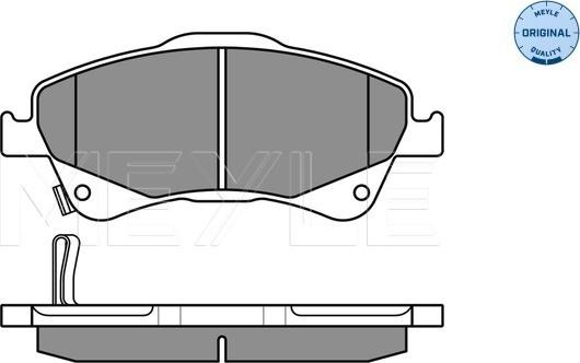 Meyle 025 242 0419/W - Тормозные колодки, дисковые, комплект autospares.lv