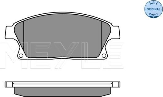 Meyle 025 250 3418/W - Тормозные колодки, дисковые, комплект autospares.lv