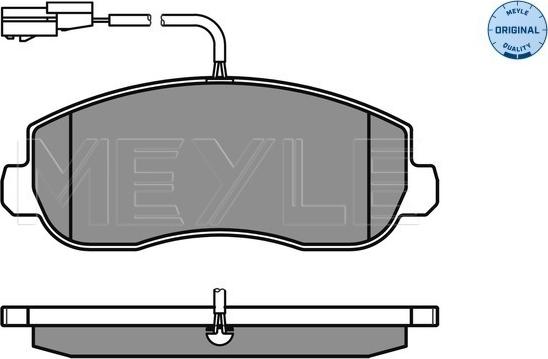 Meyle 025 251 4718/W - Тормозные колодки, дисковые, комплект autospares.lv