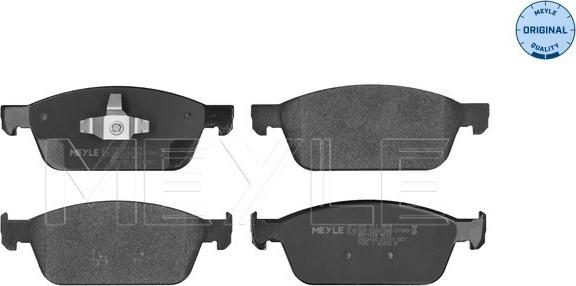 Meyle 025 257 3618 - Тормозные колодки, дисковые, комплект autospares.lv