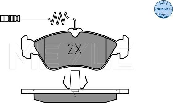 Meyle 025 215 9218 - Тормозные колодки, дисковые, комплект autospares.lv