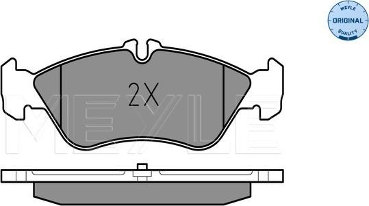 Meyle 025 215 9218 - Тормозные колодки, дисковые, комплект autospares.lv