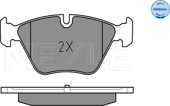 Meyle 025 237 9420 - Тормозные колодки, дисковые, комплект autospares.lv