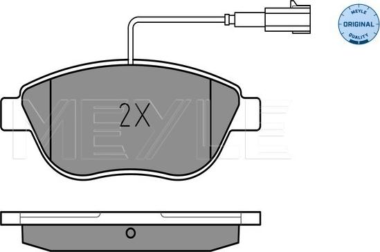 Meyle 025 237 0918/W - Тормозные колодки, дисковые, комплект autospares.lv