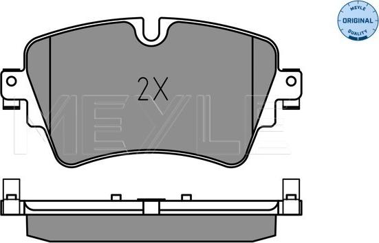 Meyle 025 221 8719 - Тормозные колодки, дисковые, комплект autospares.lv