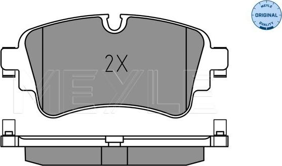 Meyle 025 223 0817 - Тормозные колодки, дисковые, комплект autospares.lv