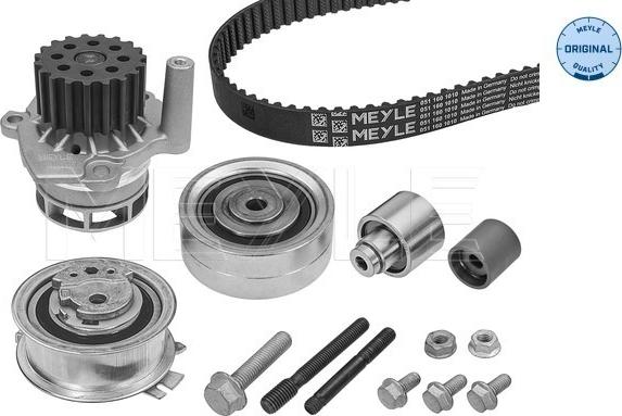 Meyle 151 049 9005 - Водяной насос + комплект зубчатого ремня ГРМ autospares.lv