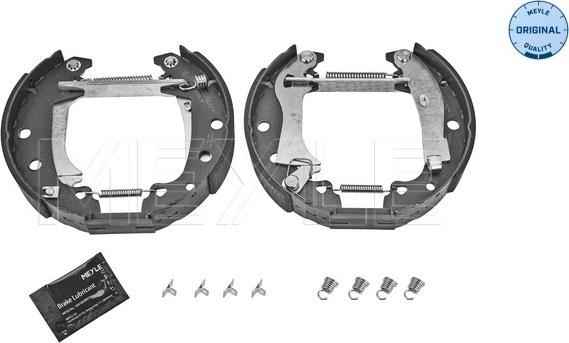 Meyle 16-14 533 0044/K - Комплект тормозных колодок, барабанные autospares.lv