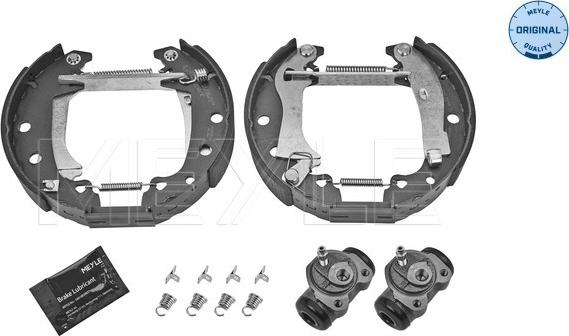 Meyle 16-14 533 0045 - Комплект тормозных колодок, барабанные autospares.lv