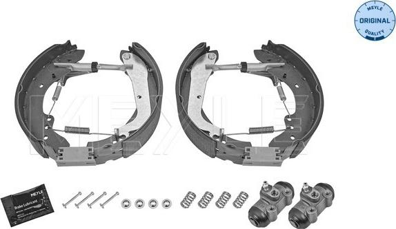 Meyle 16-14 533 0043 - Комплект тормозных колодок, барабанные autospares.lv