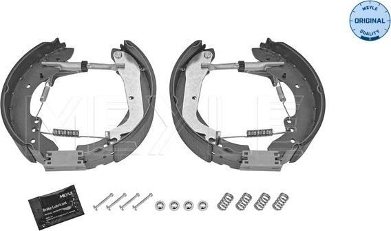 Meyle 16-14 533 0042/K - Комплект тормозных колодок, барабанные autospares.lv