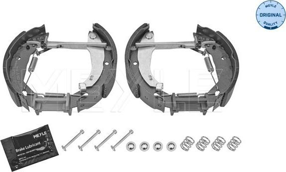 Meyle 16-14 533 0005/K - Комплект тормозных колодок, барабанные autospares.lv