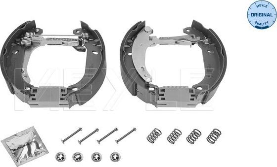 Meyle 16-14 533 0003/K - Комплект тормозных колодок, барабанные autospares.lv