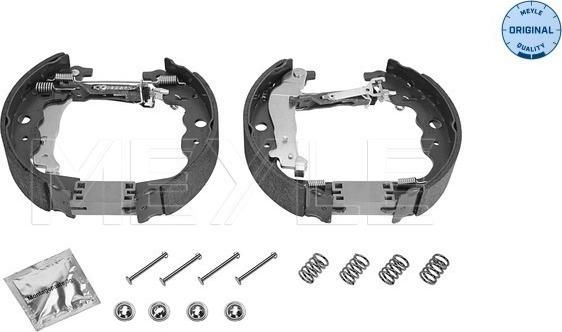 Meyle 16-14 533 0016/K - Комплект тормозных колодок, барабанные autospares.lv