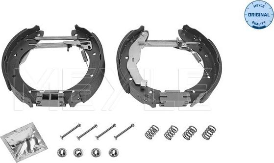 Meyle 16-14 533 0011/K - Комплект тормозных колодок, барабанные autospares.lv