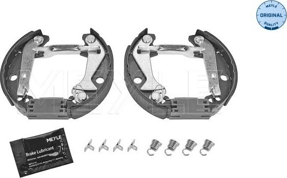 Meyle 16-14 533 0039/K - Комплект тормозных колодок, барабанные autospares.lv