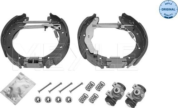 Meyle 16-14 533 0027 - Комплект тормозных колодок, барабанные autospares.lv