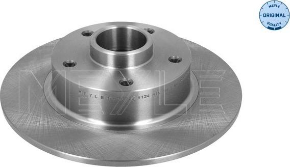 Meyle 16-15 523 4124 - Тормозной диск autospares.lv