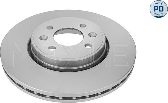 Meyle 16-83 521 0004/PD - Тормозной диск autospares.lv
