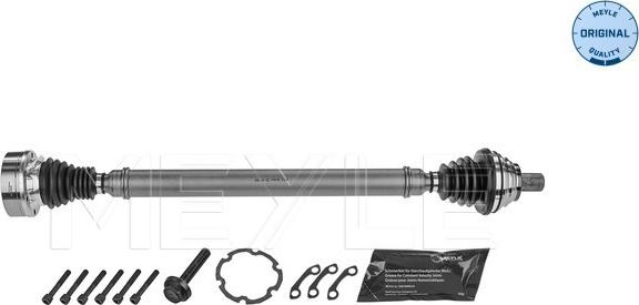 Meyle 100 498 0649 - Приводной вал autospares.lv