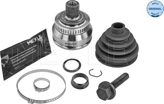 Meyle 100 498 0120 - Шарнирный комплект, ШРУС, приводной вал autospares.lv