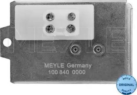 Meyle 100 840 0000 - Сопротивление, реле, вентилятор салона autospares.lv