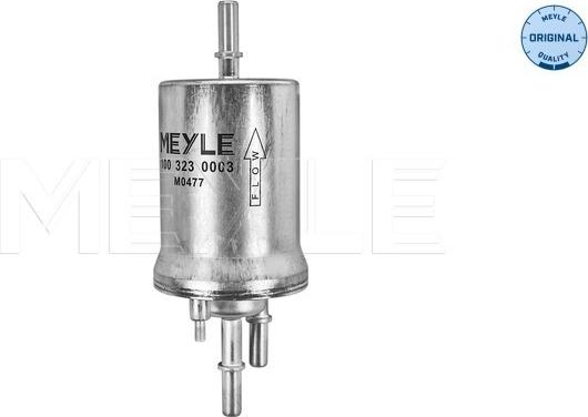 Meyle 100 323 0003 - Топливный фильтр autospares.lv